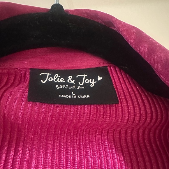 Fashion Nova Fuchsia Shirt Dress - Picture 3 of 3